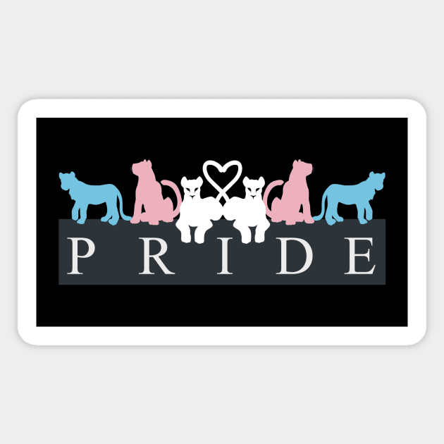 Trans Lion Pride 1 Sticker by Ausplosion